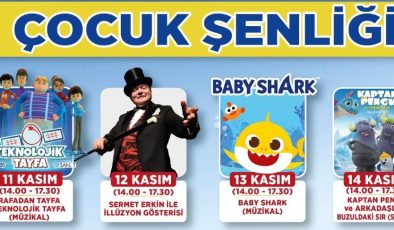 ŞAHİNBEY’DE ÇOCUK ŞENLİĞİ BAŞLIYOR