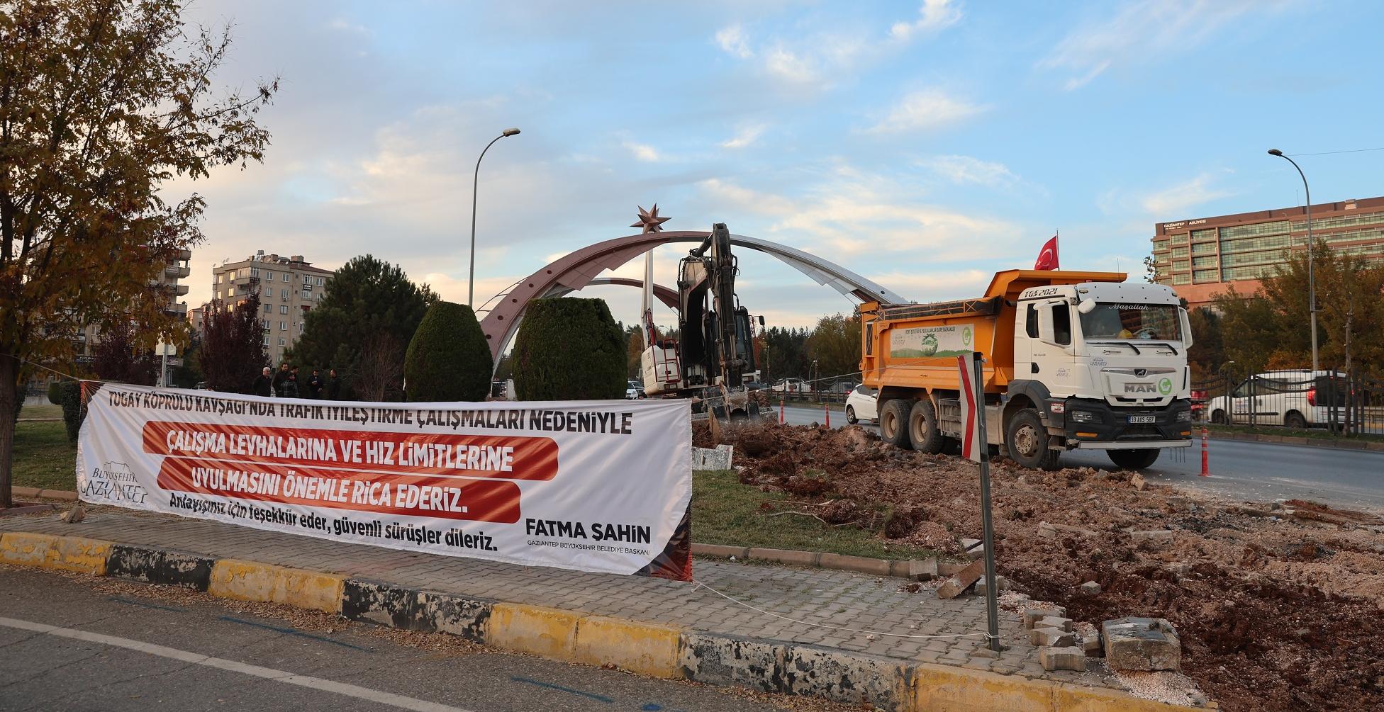 GAZİANTEP’TE O ÇALIŞMA TRAFİK AKIŞINDA YÜZDE 33 RAHATLAMA SAĞLAYACAK